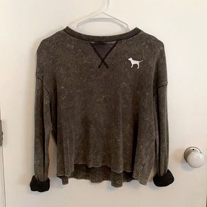 PINK - Charcoal long sleeved shirt!